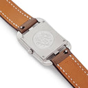 腕時計 エルメス HERMES ケープコッド PM CC1.210a 040246WW00 クオーツ レディース ドゥブルトゥール シルバー スクエア