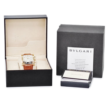腕時計 ブルガリ BVLGARI アショーマ クロノグラフ AA48SGCH 自動巻き メンズ K18YG×SS コンビ 縦縞 ギョーシェ デイト