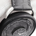 腕時計 エルメス HERMES アルソー ル タン ヴォヤジャー AR10.741.330 自動巻き メンズ Pt950×チタン プラチナ コンビ 黒 GMT