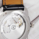 腕時計 エルメス HERMES アルソー ル タン ヴォヤジャー AR10.741.330 自動巻き メンズ Pt950×チタン プラチナ コンビ 黒 GMT