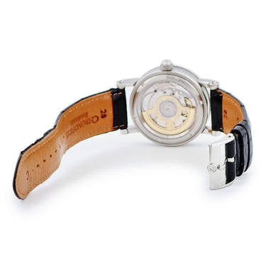 腕時計 クロノスイス CHRONOSWISS カイロス ルナ CH9323 自動巻き メンズ 黒 ギョーシェ トリプルカレンダー アラビア コインエッジ