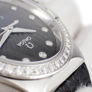 腕時計 オメガ OMEGA コンステレーション 35mm 123.18.35.60.56.001 クオーツ メンズ 純正ダイヤ シェードグレー デイト