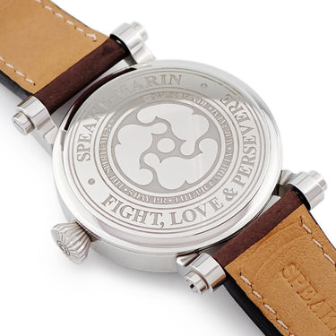 腕時計 スピーク・マリン SPEAKA-MARIN スピリット マーク2 自動巻き メンズ ブラック 黒 ローマン ドット ラウンド MKII