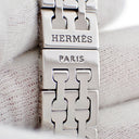 腕時計 エルメス HERMES Hウォッチ PM HH1.210 クオーツ レディース オレンジ 橙 アラビア スクエア H型 カジュアル