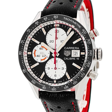 腕時計 タグホイヤー TAG Heuer カレラ キャリバー16 クロノグラフ CV201AP.FC6429 自動巻き メンズ 新品同様 デイト スモールセコンド