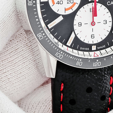 腕時計 タグホイヤー TAG Heuer カレラ キャリバー16 クロノグラフ CV201AP.FC6429 自動巻き メンズ 新品同様 デイト スモールセコンド