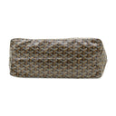 ゴヤール GOYARD サンルイPM ブラック×タン PVCコーティングキャンバス ゴヤールディンキャンバス シュヴロッシュカーフスキン トートバッグ シルバー金具 バッグクリップ付き リバーシブル