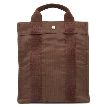 エルメス HERMES エールライン アド PM ショコラ キャンバス リュック・デイパック シルバー金具 鍵・カデナ欠品