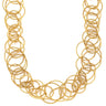 ブチェラッティ BUCCELLATI ハンドツイステッドスレッド ハワイ イエローゴールド K18YG ネックレス 18K 750 YG サークル 立体デザイン 和光刻印 GIANMARIA