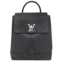 ルイヴィトン LOUIS VUITTON ロックミー バックパック M41815 ブラック レザー トリヨンレザー リュック・デイパック シルバー金具 黒 リュック LVロゴ