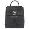 ルイヴィトン LOUIS VUITTON ロックミー バックパック M41815 ブラック レザー トリヨンレザー リュック・デイパック シルバー金具 黒 リュック LVロゴ