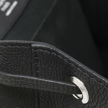 ルイヴィトン LOUIS VUITTON ロックミー バックパック M41815 ブラック レザー トリヨンレザー リュック・デイパック シルバー金具 黒 リュック LVロゴ