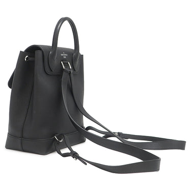 ルイヴィトン LOUIS VUITTON ロックミー バックパック M41815 ブラック レザー トリヨンレザー リュック・デイパック シルバー金具 黒 リュック LVロゴ