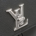 ルイヴィトン LOUIS VUITTON ロックミー バックパック M41815 ブラック レザー トリヨンレザー リュック・デイパック シルバー金具 黒 リュック LVロゴ