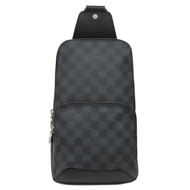 ルイヴィトン LOUIS VUITTON アヴェニュー スリングバッグ N41719 ダミエグラフィット ダミエグラフィットキャンバス ボディバッグ シルバー金具