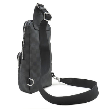 ルイヴィトン LOUIS VUITTON アヴェニュー スリングバッグ N41719 ダミエグラフィット ダミエグラフィットキャンバス ボディバッグ シルバー金具