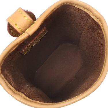 ルイヴィトン LOUIS VUITTON フォールド ミー ポーチ M80874 モノグラム モノグラムキャンバス ショルダーバッグ ゴールド金具 茶 ポシェット LVロゴ