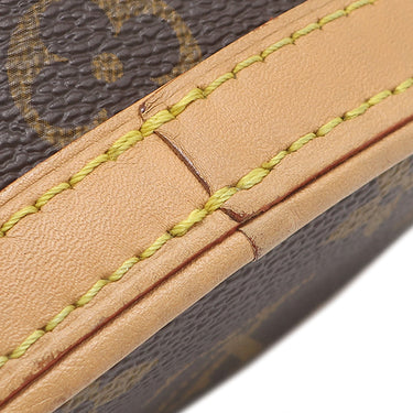 ルイヴィトン LOUIS VUITTON フォールド ミー ポーチ M80874 モノグラム モノグラムキャンバス ショルダーバッグ ゴールド金具 茶 ポシェット LVロゴ