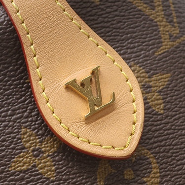 ルイヴィトン LOUIS VUITTON フォールド ミー ポーチ M80874 モノグラム モノグラムキャンバス ショルダーバッグ ゴールド金具 茶 ポシェット LVロゴ
