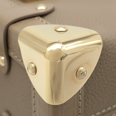 ルイヴィトン LOUIS VUITTON サイドトランク MM M25072 トープ グレインカーフレザー 2WAYバッグ ゴールド金具 ハンドバッグ ショルダー 肩掛け 斜め掛け