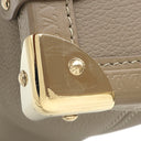 ルイヴィトン LOUIS VUITTON サイドトランク MM M25072 トープ グレインカーフレザー 2WAYバッグ ゴールド金具 ハンドバッグ ショルダー 肩掛け 斜め掛け