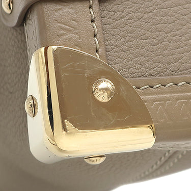 ルイヴィトン LOUIS VUITTON サイドトランク MM M25072 トープ グレインカーフレザー 2WAYバッグ ゴールド金具 ハンドバッグ ショルダー 肩掛け 斜め掛け