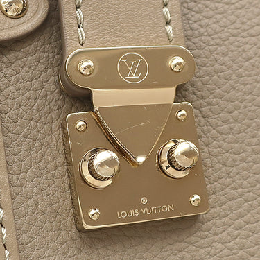 ルイヴィトン LOUIS VUITTON サイドトランク MM M25072 トープ グレインカーフレザー 2WAYバッグ ゴールド金具 ハンドバッグ ショルダー 肩掛け 斜め掛け