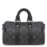 ルイヴィトン LOUIS VUITTON キーポル バンドリエール 25 M46271 モノグラムエクリプス レザー モノグラムエクリプスリバースキャンバス 2WAYバッグ ガンメタル金具 黒 ショルダー ハンドバッグ