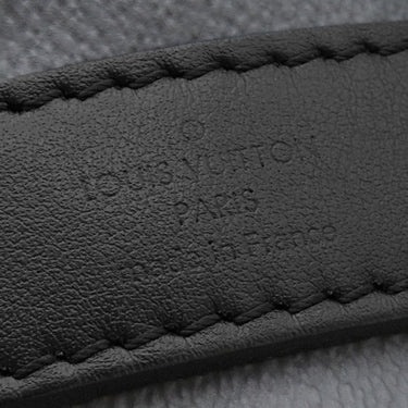 ルイヴィトン LOUIS VUITTON キーポル バンドリエール 25 M46271 モノグラムエクリプス レザー モノグラムエクリプスリバースキャンバス 2WAYバッグ ガンメタル金具 黒 ショルダー ハンドバッグ
