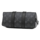 ルイヴィトン LOUIS VUITTON キーポル バンドリエール 25 M46271 モノグラムエクリプス レザー モノグラムエクリプスリバースキャンバス 2WAYバッグ ガンメタル金具 黒 ショルダー ハンドバッグ