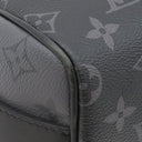 ルイヴィトン LOUIS VUITTON キーポル バンドリエール 25 M46271 モノグラムエクリプス レザー モノグラムエクリプスリバースキャンバス 2WAYバッグ ガンメタル金具 黒 ショルダー ハンドバッグ