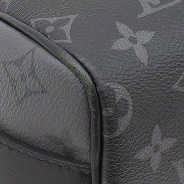 ルイヴィトン LOUIS VUITTON キーポル バンドリエール 25 M46271 モノグラムエクリプス レザー モノグラムエクリプスリバースキャンバス 2WAYバッグ ガンメタル金具 黒 ショルダー ハンドバッグ