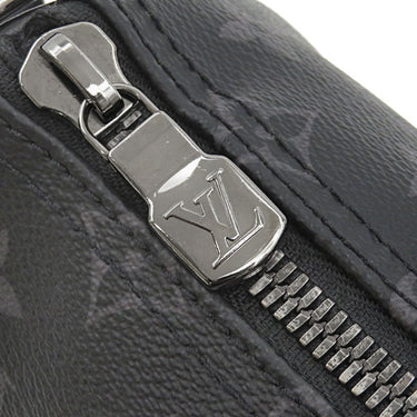 ルイヴィトン LOUIS VUITTON キーポル バンドリエール 25 M46271 モノグラムエクリプス レザー モノグラムエクリプスリバースキャンバス 2WAYバッグ ガンメタル金具 黒 ショルダー ハンドバッグ