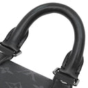 ルイヴィトン LOUIS VUITTON キーポル バンドリエール 25 M46271 モノグラムエクリプス レザー モノグラムエクリプスリバースキャンバス 2WAYバッグ ガンメタル金具 黒 ショルダー ハンドバッグ