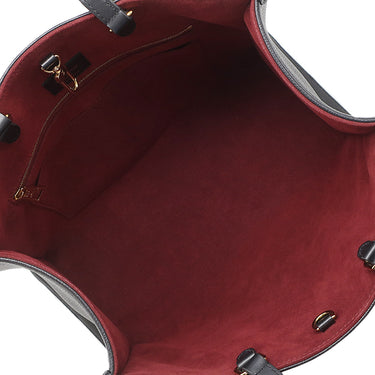 ルイヴィトン LOUIS VUITTON オンザゴー MM M45495 ブラック×ベージュ モノグラムアンプラント トートバッグ ゴールド金具 バイカラー 肩掛け