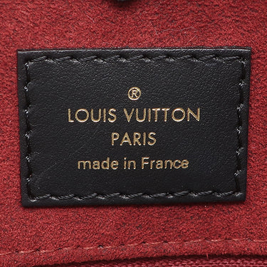 ルイヴィトン LOUIS VUITTON オンザゴー MM M45495 ブラック×ベージュ モノグラムアンプラント トートバッグ ゴールド金具 バイカラー 肩掛け
