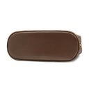 ルイヴィトン LOUIS VUITTON サリア ミニ N51286 ダミエエベヌ ダミエキャンバス ハンドバッグ ゴールド金具 茶 赤