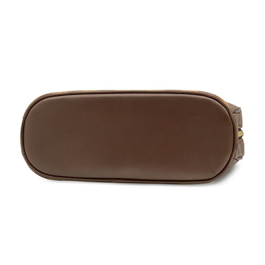 ルイヴィトン LOUIS VUITTON サリア ミニ N51286 ダミエエベヌ ダミエキャンバス ハンドバッグ ゴールド金具 茶 赤