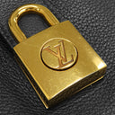 ルイヴィトン LOUIS VUITTON ロウキー ショルダーバッグ M24611 ブラック グレインカーフレザー ショルダーバッグ ゴールド金具 黒 パドロックモチーフ ワンショルダー