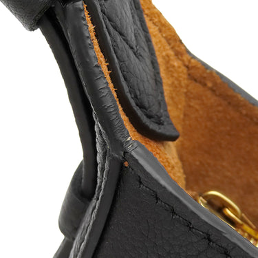 ルイヴィトン LOUIS VUITTON ロウキー ショルダーバッグ M24611 ブラック グレインカーフレザー ショルダーバッグ ゴールド金具 黒 パドロックモチーフ ワンショルダー