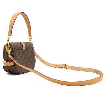 ルイヴィトン LOUIS VUITTON ソミュール BB M46740 モノグラム モノグラムキャンバス 2WAYバッグ ゴールド金具 茶 ハンドバッグ ショルダー