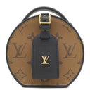 ルイヴィトン LOUIS VUITTON ミニ ボワットシャポー M68276 モノグラムリバース レザー モノグラムリバースキャンバス ショルダーバッグ ゴールド金具 茶 ショルダー