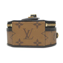 ルイヴィトン LOUIS VUITTON ミニ ボワットシャポー M68276 モノグラムリバース レザー モノグラムリバースキャンバス ショルダーバッグ ゴールド金具 茶 ショルダー