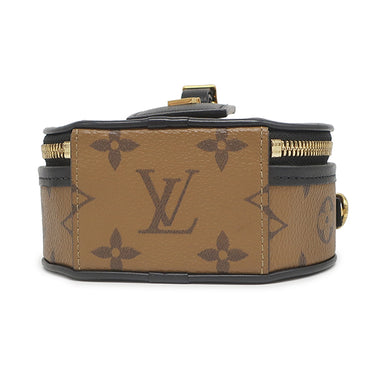 ルイヴィトン LOUIS VUITTON ミニ ボワットシャポー M68276 モノグラムリバース レザー モノグラムリバースキャンバス ショルダーバッグ ゴールド金具 茶 ショルダー