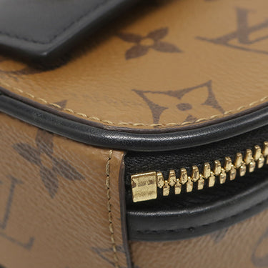 ルイヴィトン LOUIS VUITTON ミニ ボワットシャポー M68276 モノグラムリバース レザー モノグラムリバースキャンバス ショルダーバッグ ゴールド金具 茶 ショルダー