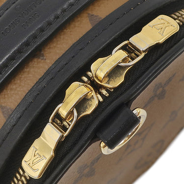 ルイヴィトン LOUIS VUITTON ミニ ボワットシャポー M68276 モノグラムリバース レザー モノグラムリバースキャンバス ショルダーバッグ ゴールド金具 茶 ショルダー