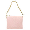 ルイヴィトン LOUIS VUITTON クッサン PM M13313 ウォッシュドピンク モノグラムデニム ショルダーバッグ ゴールド金具 チェーンショルダー
