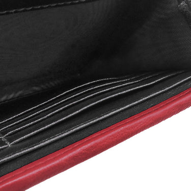 グッチ GUCCI ロゴ チェーンウォレット 573807 ブラック×レッド レザー ショルダーバッグ ヴィンテージ金具 GG