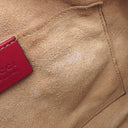 グッチ GUCCI スモール カメラバッグ 447632 レッド レザー シェブロンキルティングレザー ショルダーバッグ ゴールド金具 キルティング