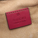 グッチ GUCCI スモール カメラバッグ 447632 レッド レザー シェブロンキルティングレザー ショルダーバッグ ゴールド金具 キルティング
